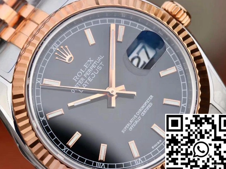 Dial AR Datejust Rolex Black 126231 36MM Factory 0111